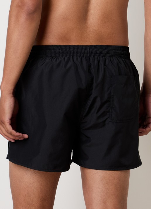 Jacquemus Bain Puntini zwemshorts met logoborduring - achterkant zwart