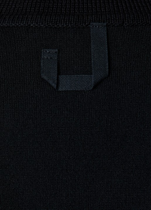 Jacquemus Fijngebreid vest in merino wolblend - detail 5 zwart