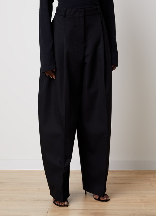 Jacquemus High waist wide fit pantalon met steekzakken