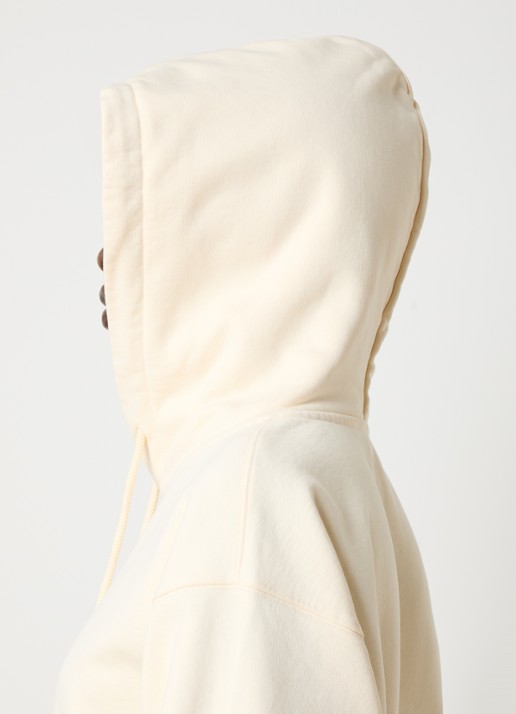 Jacquemus Hoodie met logo - detail 2 zand