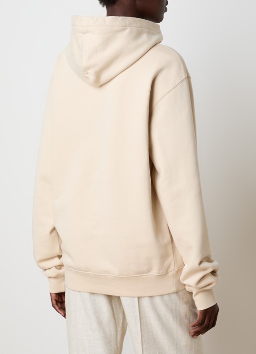 Jacquemus Hoodie met logo - achterkant 6 beige
