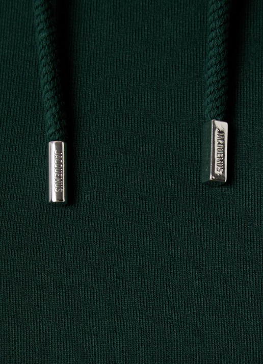 Jacquemus Hoodie met logo - detail 6 groen