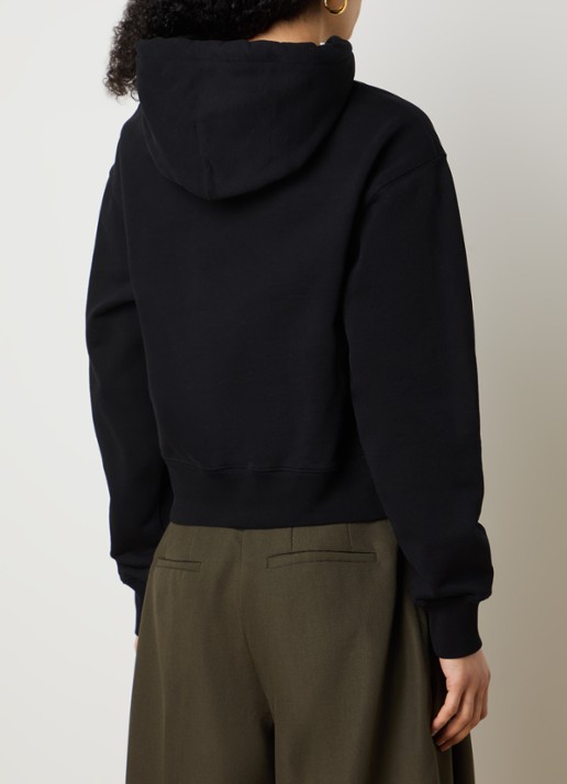 Jacquemus Hoodie met logo - achterkant zwart
