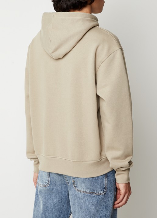 Jacquemus Hoodie van  katoen met logoborduring - achterkant 6 khaki