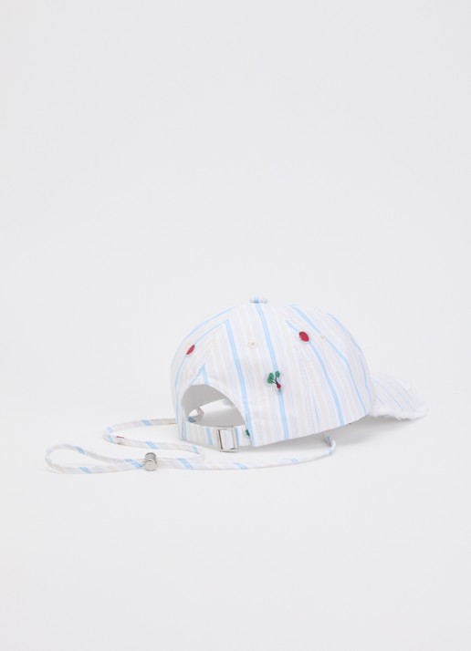Jacquemus La Casquette Artichaut pet met logo - detail 2 beige