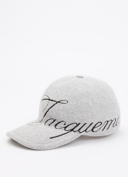 Jacquemus La Casquette Atelier pet met logo