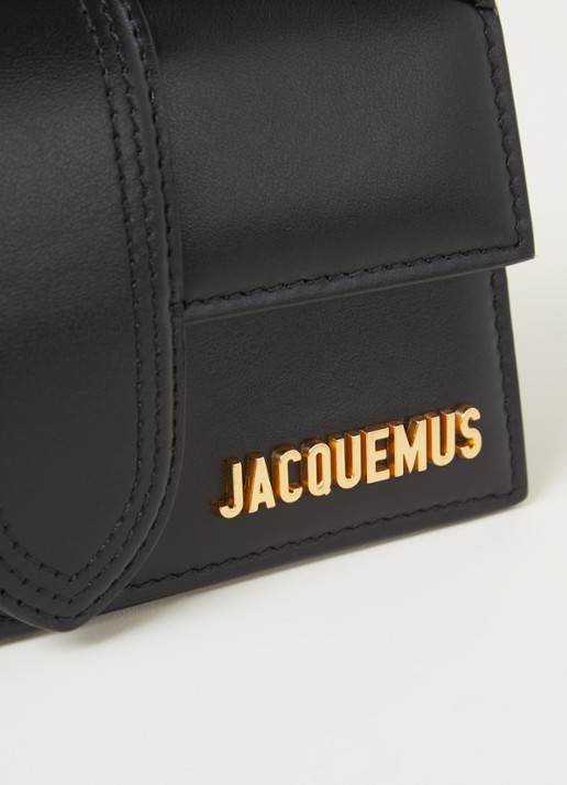 Jacquemus Le Bambino mini handtas van leer - detail 3 zwart