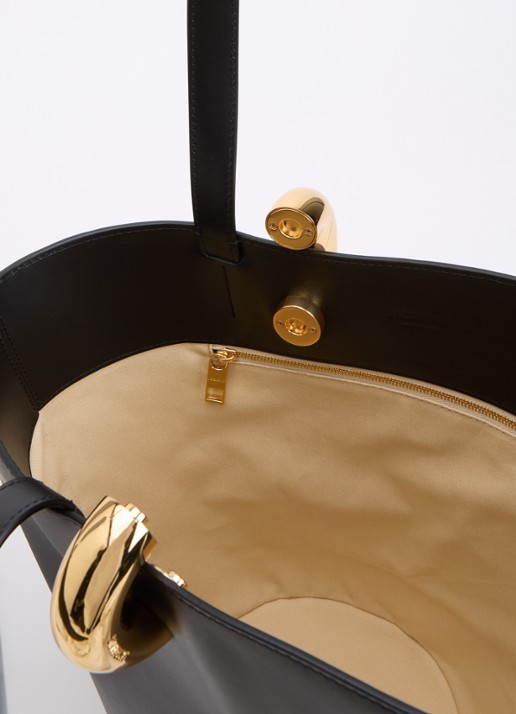 Jacquemus Le Bambola Moyen schoudertas van leer - detail 2 zwart