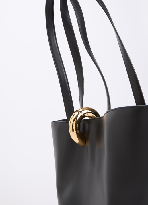 Jacquemus Le Bambola Moyen schoudertas van leer - detail 4 zwart