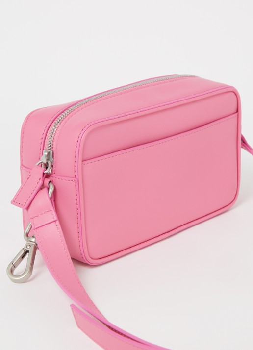 Jacquemus Le Baneto crossbodytas van leer - achterkant roze