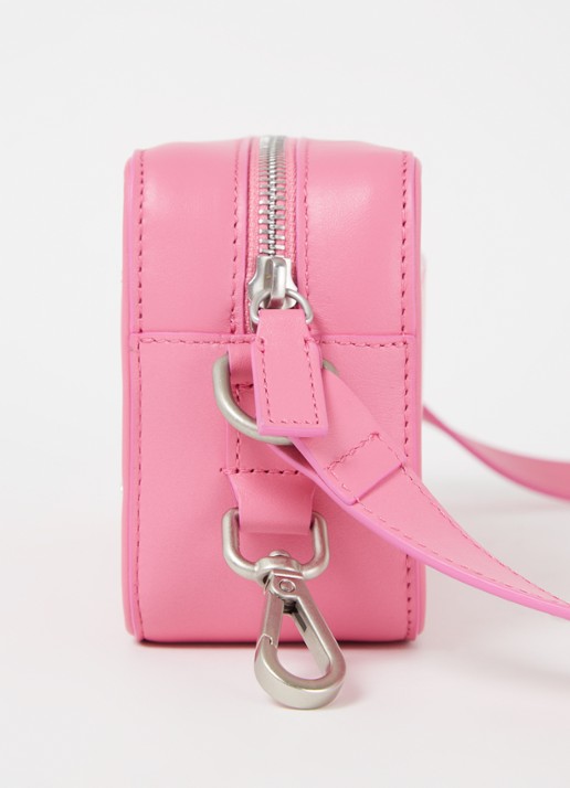 Jacquemus Le Baneto crossbodytas van leer - detail 4 roze