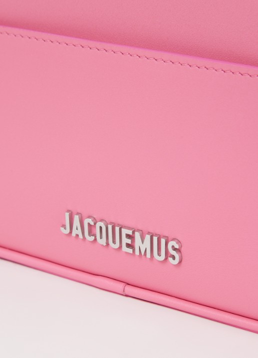 Jacquemus Le Baneto crossbodytas van leer - detail 5 roze