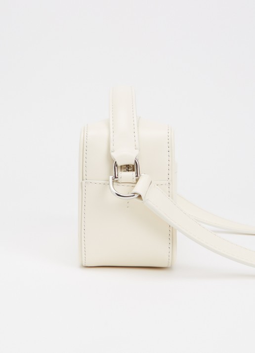 Jacquemus Le Baneto handtas met verstelbare schouderriem - detail 3 ivoor