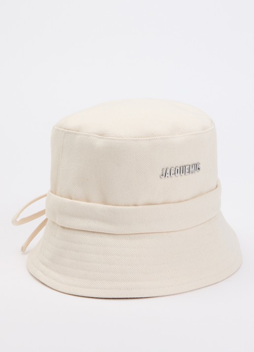 Jacquemus Le Bob Gadjo bucket hoed met logo