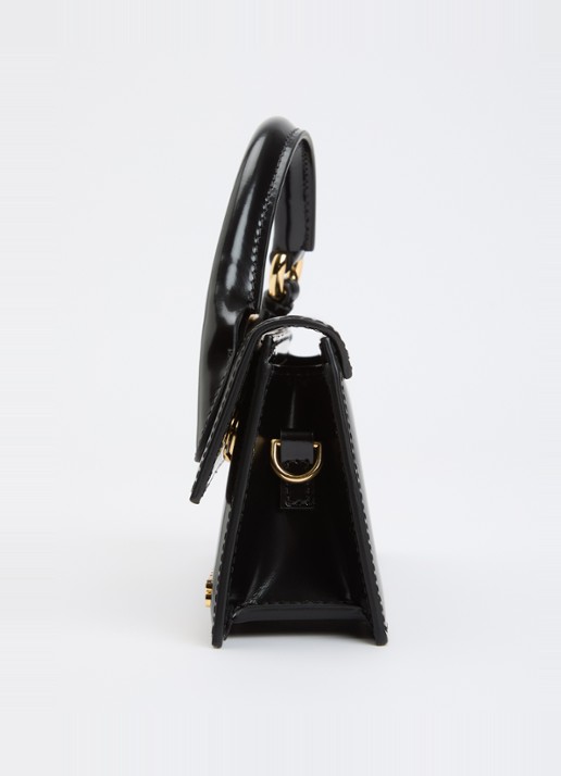 Jacquemus Le Chiquito Long handtas van kalfsleer met gespdetail - detail 6 zwart