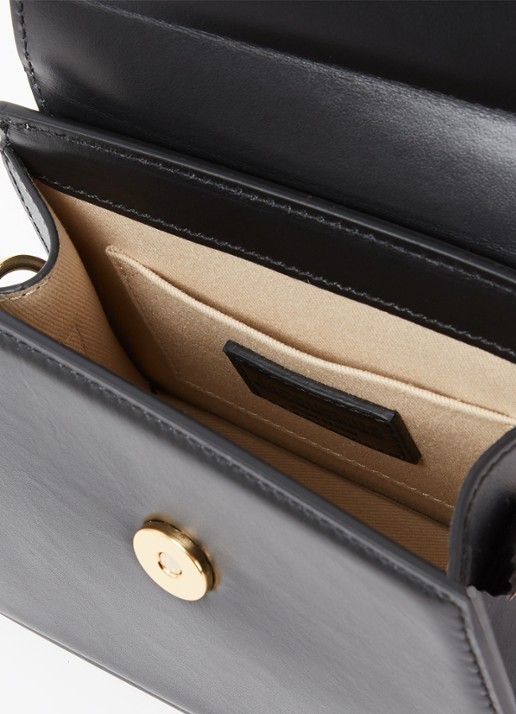 Jacquemus Le Chiquito Noeud handtas van leer - detail 5 goud