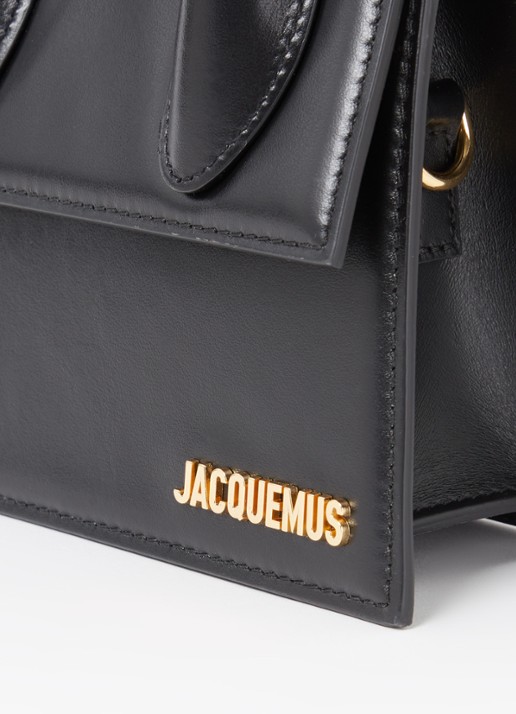 Jacquemus Le Chiquito Noeud handtas van leer - detail 7 goud