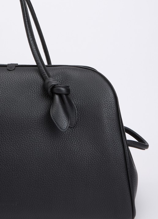 Jacquemus Le Grand Turismo schoudertas van kalfsleer - detail 6 zwart