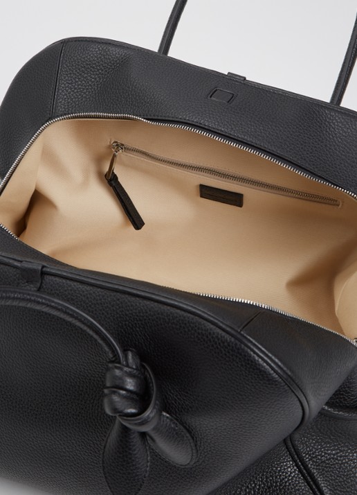 Jacquemus Le Grand Turismo schoudertas van kalfsleer - detail 2 zwart