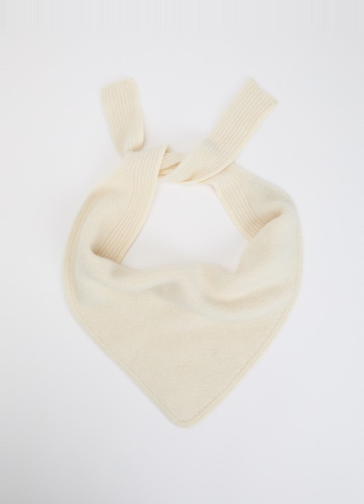 Jacquemus Le Gross Grain sjaal in alpaca wolblend met logoborduring 140 x 39 cm
