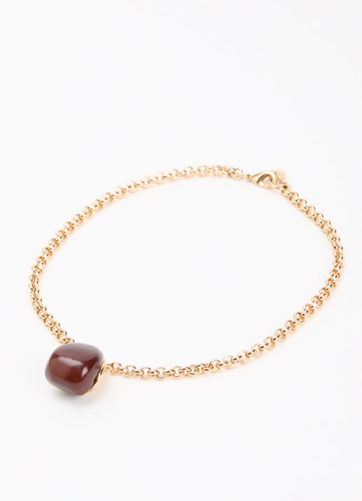 Jacquemus Le Pendant ketting met hanger - detail goud