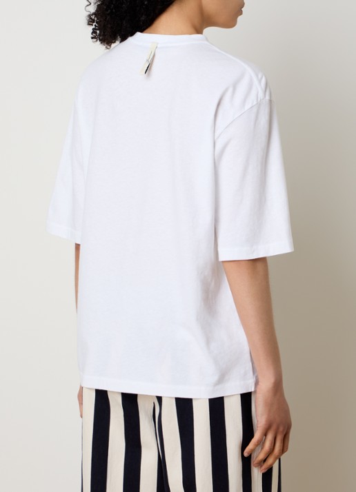 Jacquemus Le T-shirt met logoprint - achterkant 5 wit