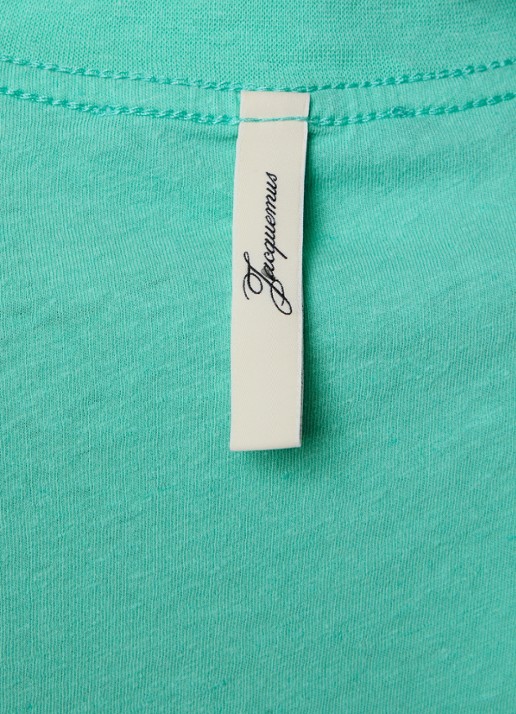 Jacquemus Le T-shirt met logoprint - detail 5 mint