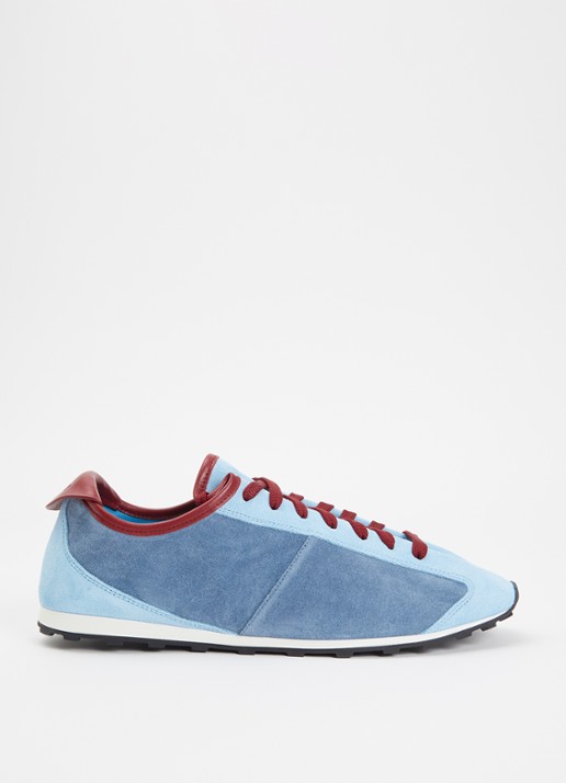 Jacquemus Les Tennis sneaker van suède met details van leer