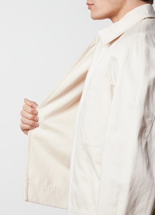 Jacquemus Linu jack met borstzak en logo - detail 5 beige