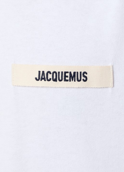 Jacquemus Longsleeve met logo - detail 5 wit