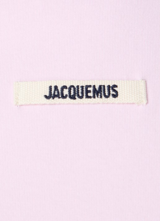 Jacquemus Longsleeve met logo - detail 5 roze