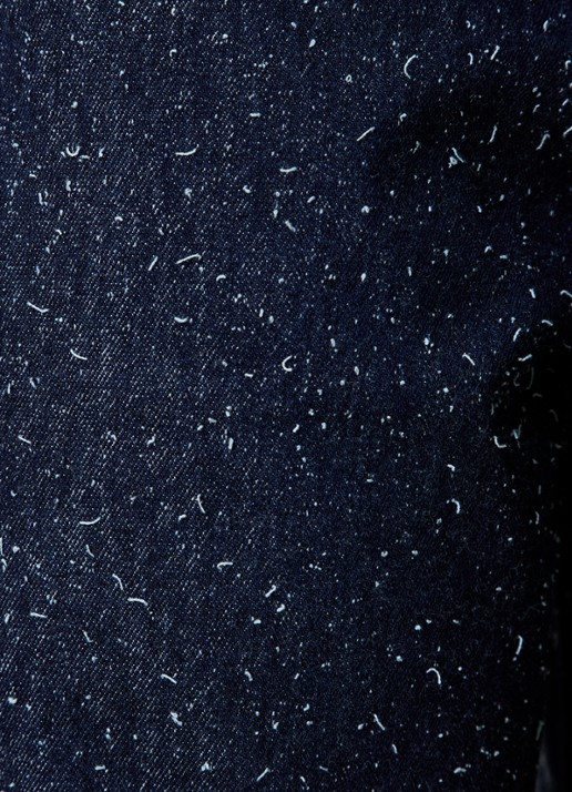 Jacquemus Loose fit jeans met donkere wassing en destroyed afwerking - detail 6 indigo