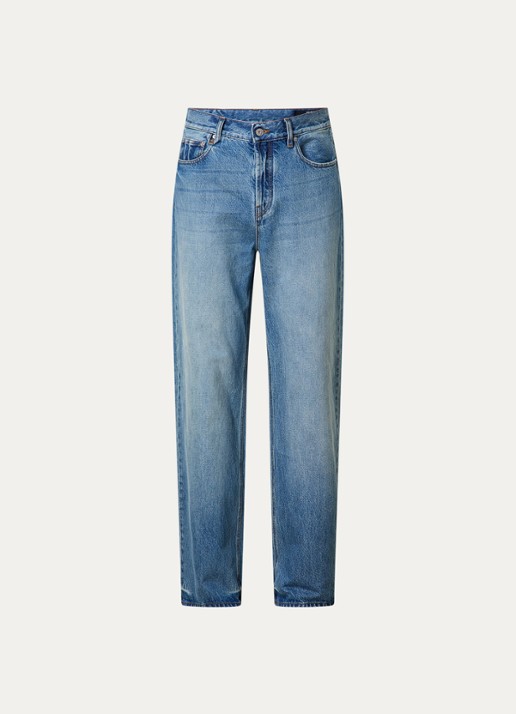 Jacquemus Loose fit jeans met medium wassing en steekzakken - voorkant 2 indigo