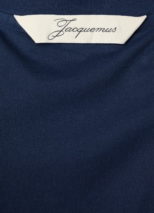 Jacquemus Marcel tanktop met ronde hals - detail 5 indigo