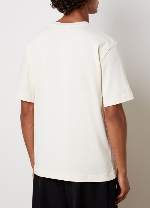 Jacquemus Palmier T-shirt met logoprint - achterkant 5 gebroken wit