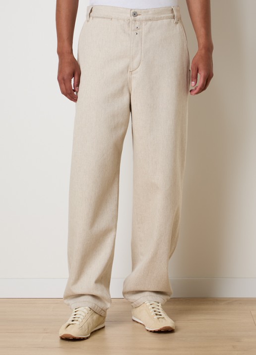 Jacquemus Paysan wide leg jeans met gekleurde wassing