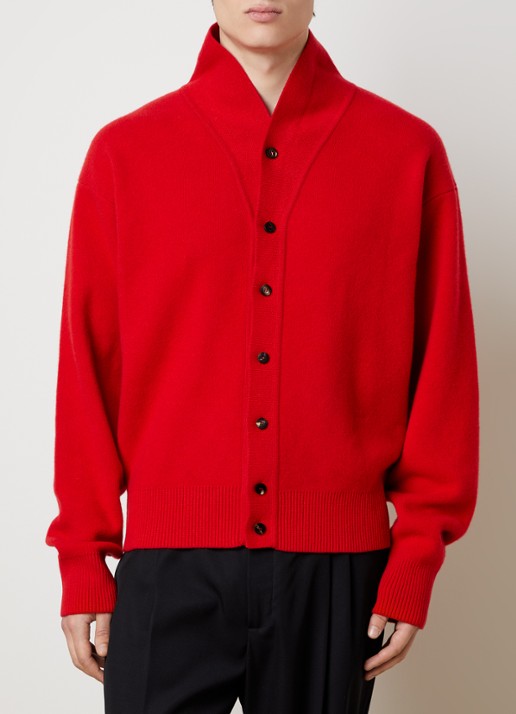 Jacquemus Pelota fijngebreid vest in kasjmierblend met V-hals