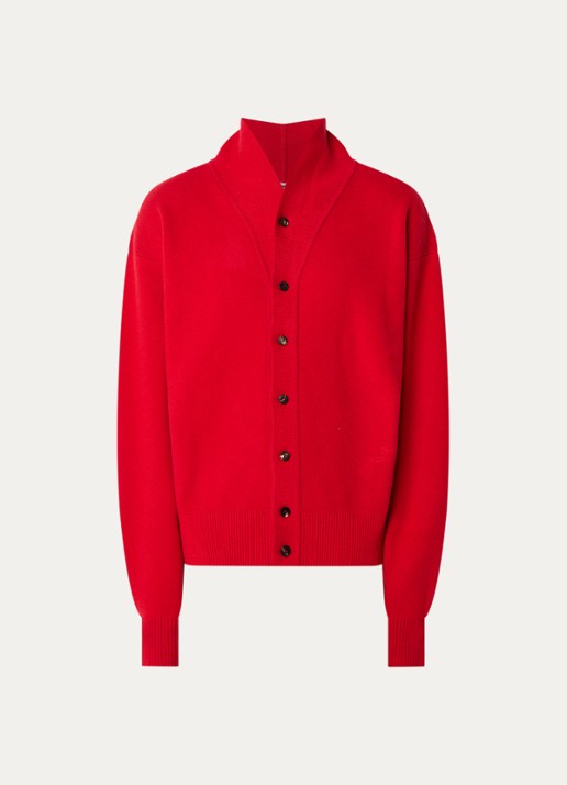 Jacquemus Pelota fijngebreid vest in kasjmierblend met V-hals