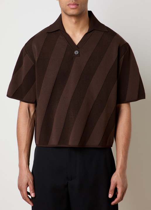 Jacquemus Regular fit polo met streepprint