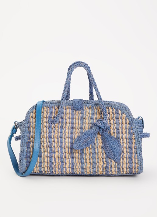 Jacquemus Schoudertas van raffia