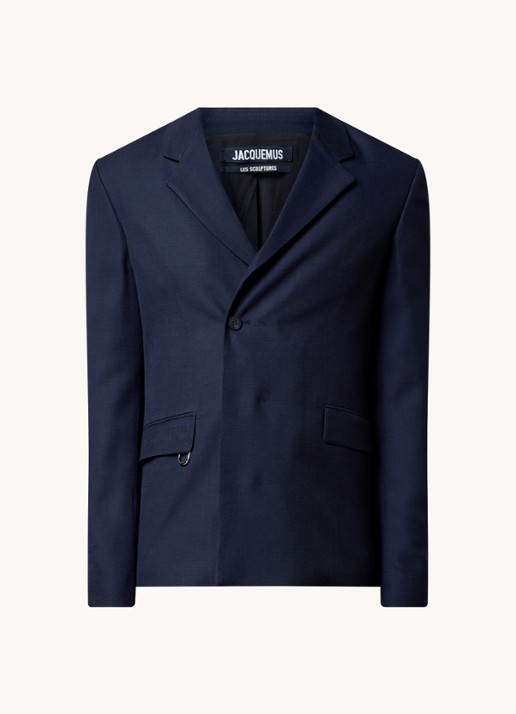 Jacquemus Slim fit colbert met klepzakken