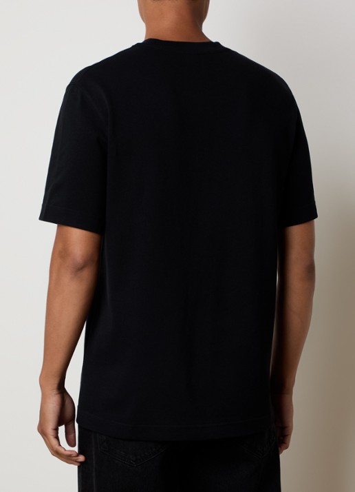 Jacquemus T-shirt met logo - achterkant 3 zwart