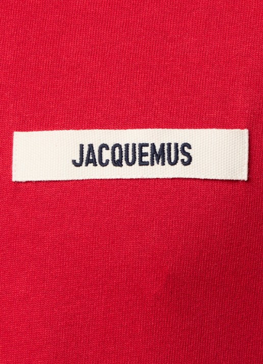 Jacquemus T-shirt met logo - detail 4 rood