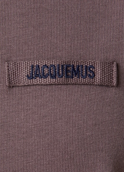 Jacquemus T-shirt met logo - detail 2 taupe