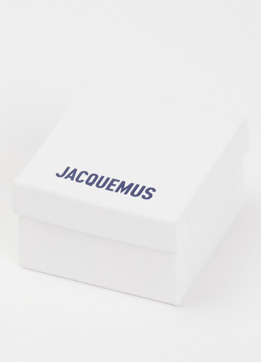 Jacquemus The Hérisson oorstekers - detail 2 zilver