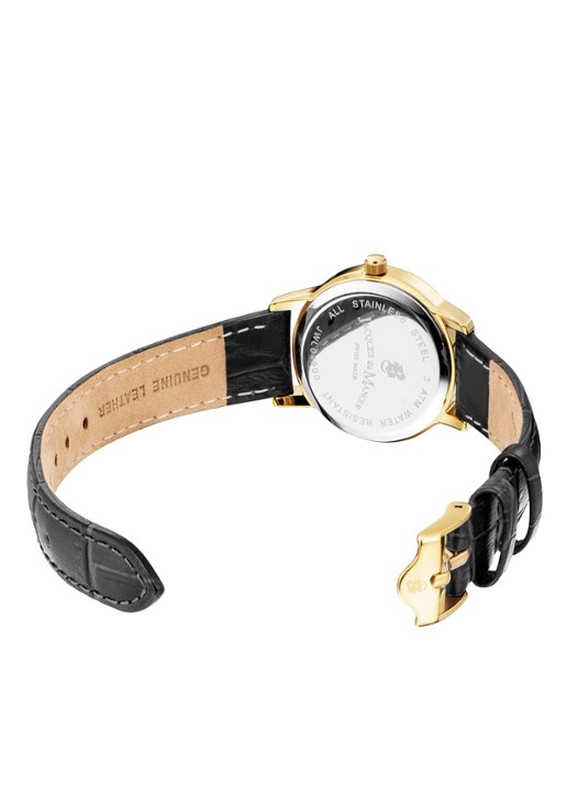 Jacques du Manoir Genesis Ladies horloge JWL04905 - detail 2 zwart