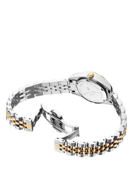Jacques du Manoir Inspiration classic horloge JWL02102 - voorkant 2 zilver