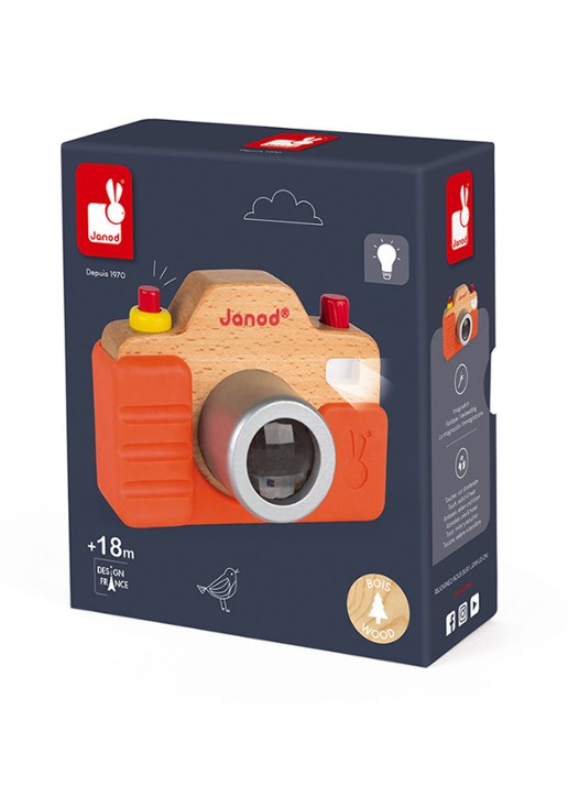 Janod Camera met geluid  - voorkant 3 multicolor