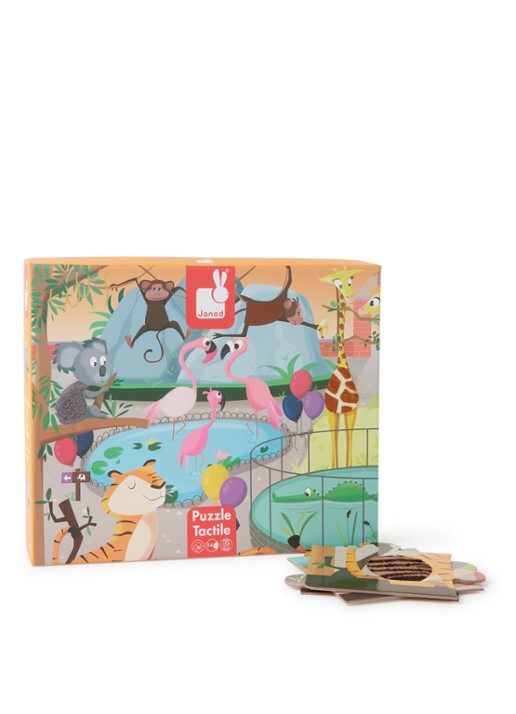 Janod Dierentuin voelpuzzel 20 stukjes
