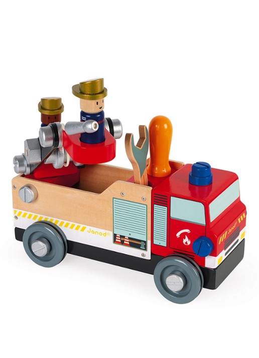 Janod Janod Brico'kids - Brandweerauto - voorkant 3 undefined